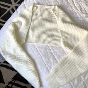 White Sweater shrug
